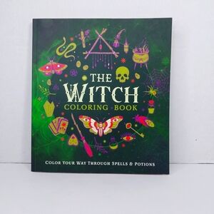 The Witch Coloring Book: Color Your Way Through Spells and Potions NEW